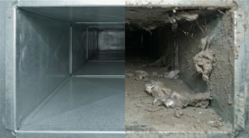 ניקוי תעלת מזגן אחרי תקופה